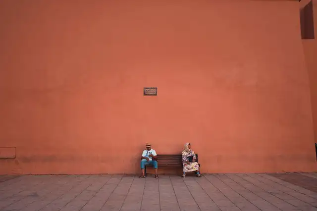 They are resting in the square near the Koutoubia Mosque                                             — Life                                                                                                 | Robert Ferda Photography